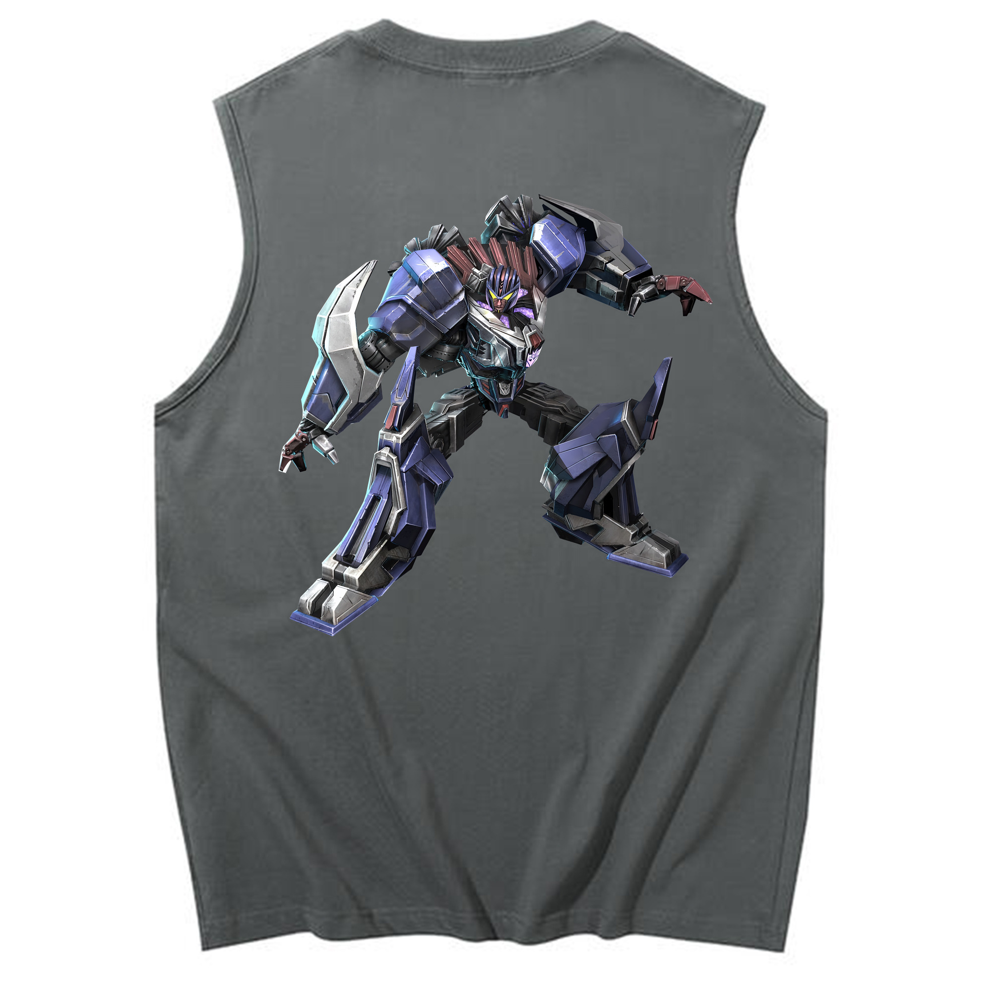 （画像用） Transformers トランスフォーマー コットン100％タンクトップ（背面プリント）